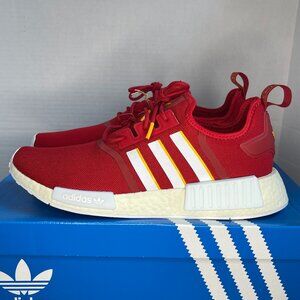 MEN'S ADIDAS NMD_R1 ORIGINAL SHOES (GX9888) SIZE 12 COLOR RED/WHITE